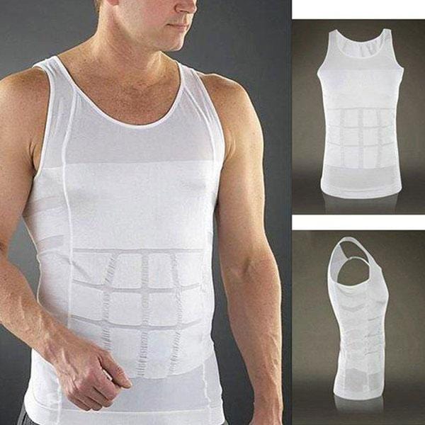 Buy FF Tummy Tucker Vest Abs Abdomen Slimming Body Shaper Men Shapewear  (Color- White) Size-XL Online at Best Prices in India - JioMart.
